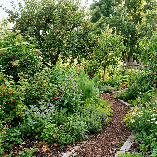 Creating Food Forests with Minimal Maintenance: Starter Plant Lists